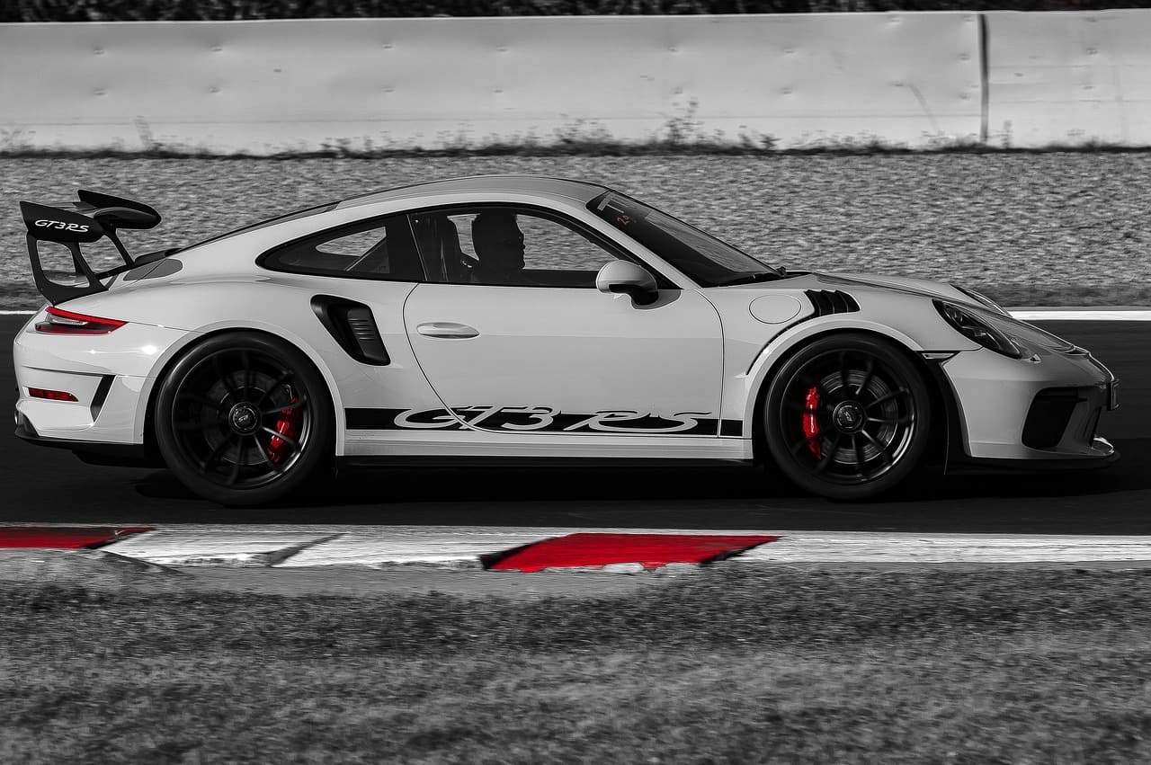 Porsche 911 GT3 RS auf der Rennstrecke